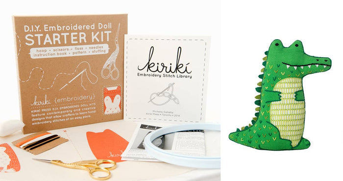 DIY Embroidered Doll Starter Kit