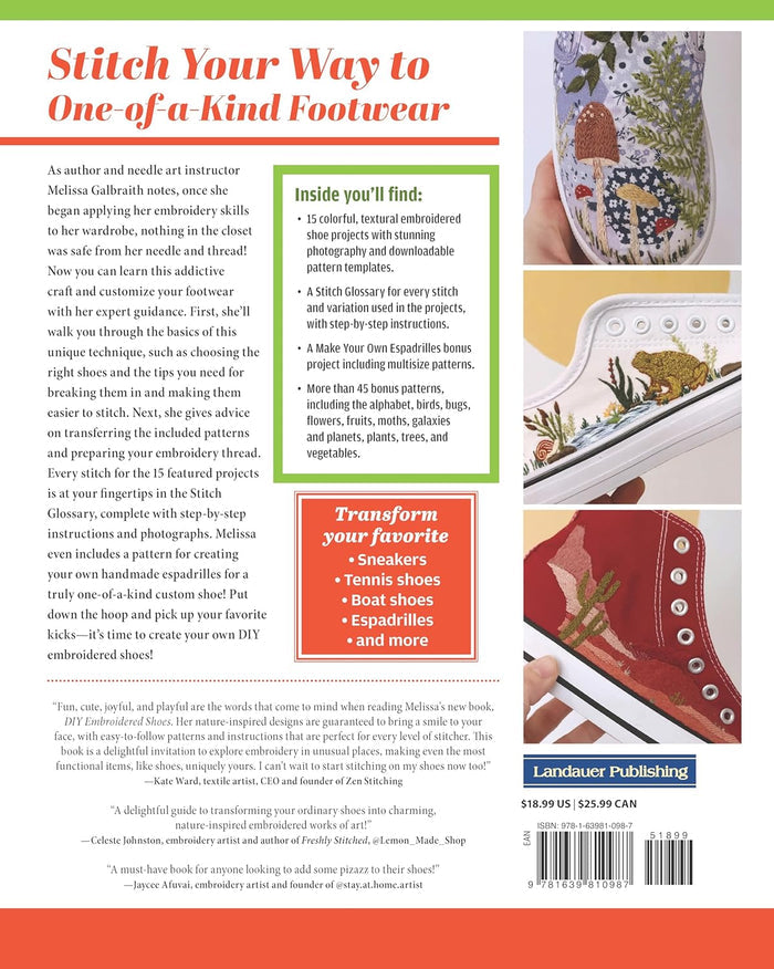 DIY Embroidered Shoes