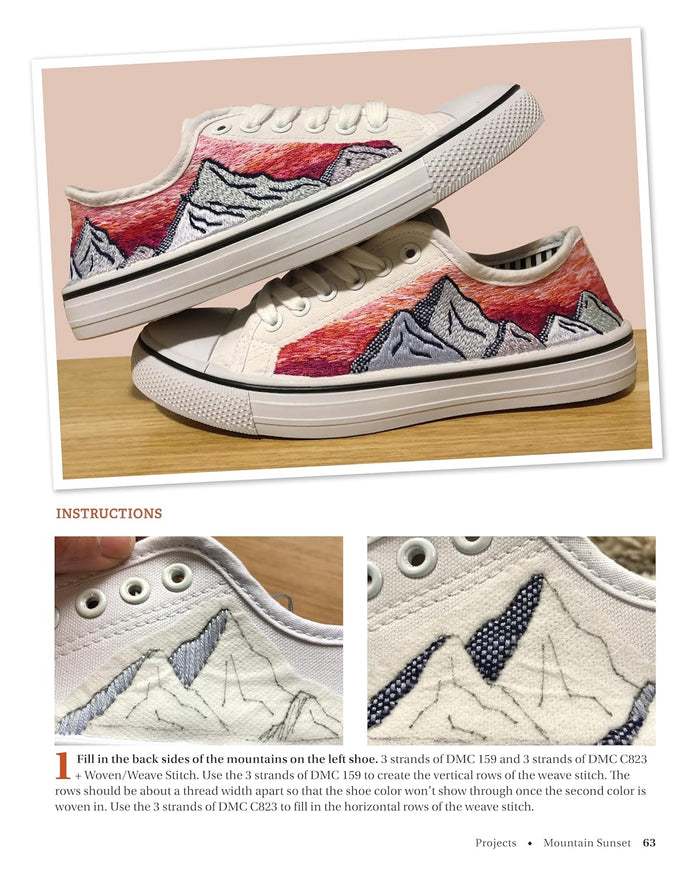DIY Embroidered Shoes