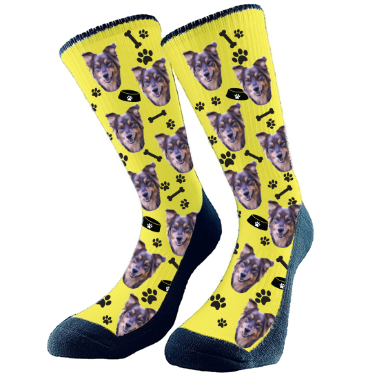Get custom socks with your very own fur babies face on them! They make the perfect gift Excellent for any holiday, birthday, or anniversary! Every pair is made to order in Alberta, Canada.   Valentine's Day, Mother's Day, Birthday's and Anniversaries really make these custom socks the perfect gift.