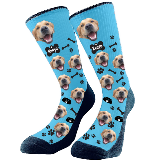 Get custom socks with your very own fur babies face on them! They make the perfect gift Excellent for any holiday, birthday, or anniversary! Every pair is made to order in Alberta, Canada.   Valentine's Day, Mother's Day, Birthday's and Anniversaries really make these custom socks the perfect gift.