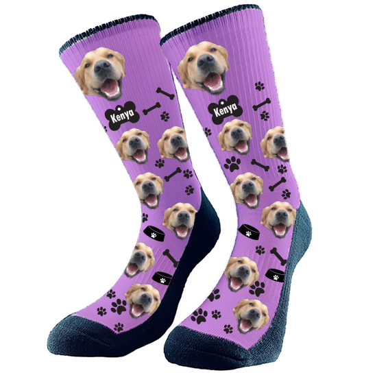 Get custom socks with your very own fur babies face on them! They make the perfect gift Excellent for any holiday, birthday, or anniversary! Every pair is made to order in Alberta, Canada.   Valentine's Day, Mother's Day, Birthday's and Anniversaries really make these custom socks the perfect gift.