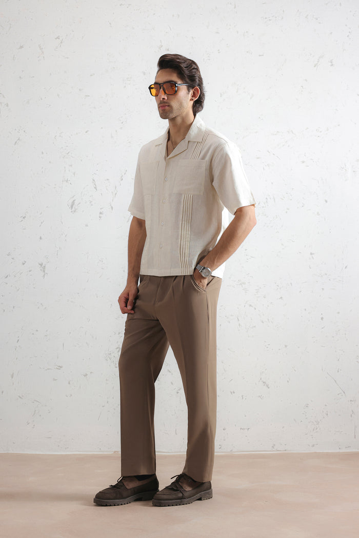 Double Pocket Pleated Shirt