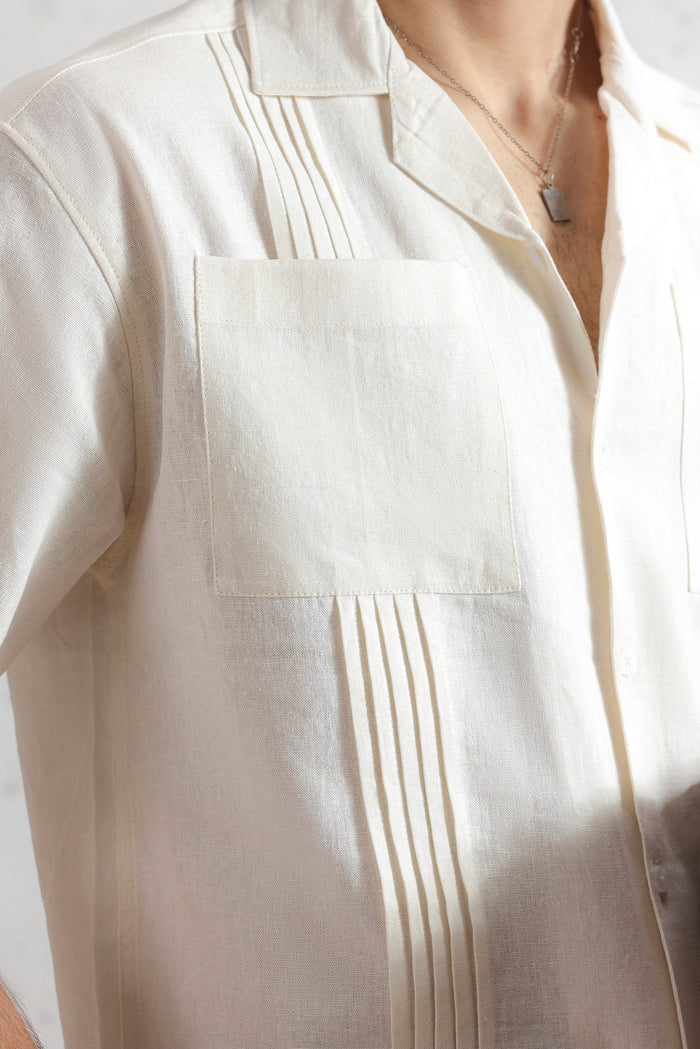 Double Pocket Pleated Shirt