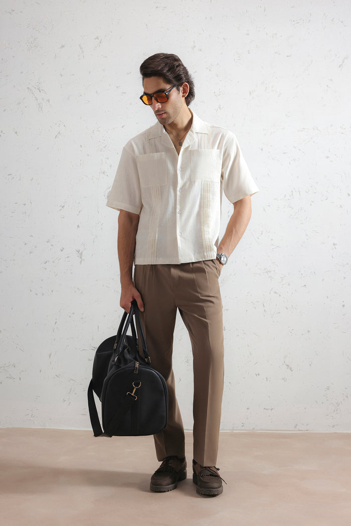 Double Pocket Pleated Shirt