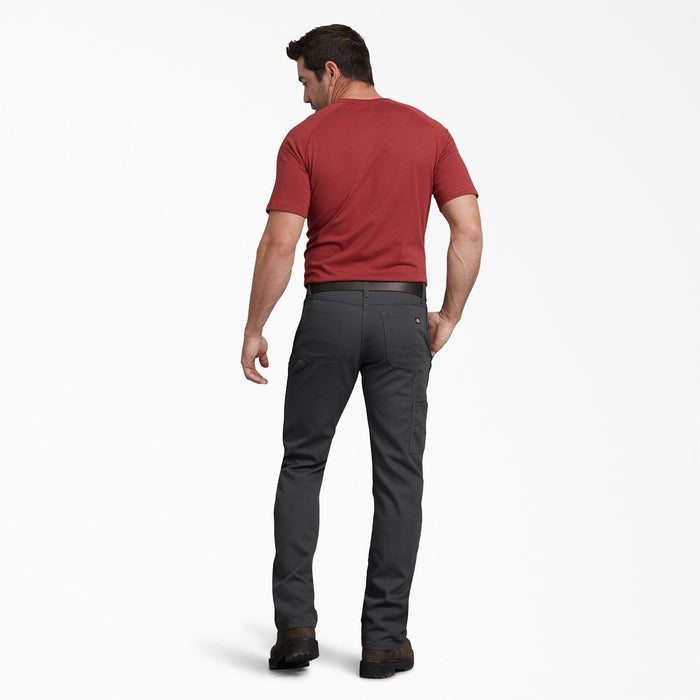 Dickies FLEX duck carpenter pant in gray, additional alternate product view