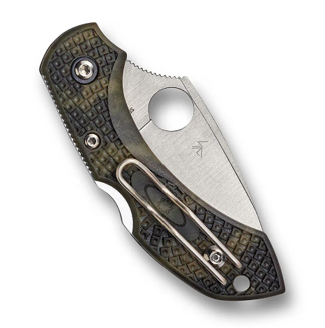 Spyderco Dragonfly 2 Zome folding knife in green, alternate product view