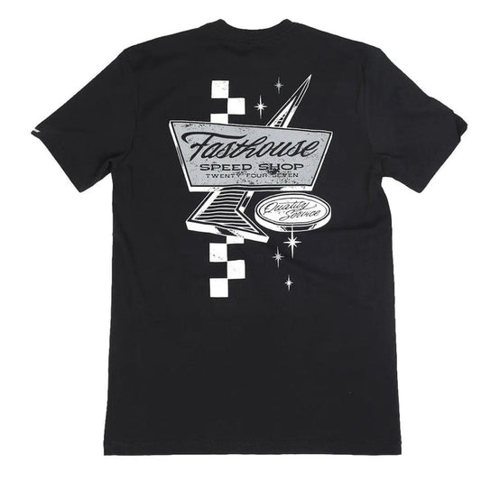 Fasthouse Drive In short-sleeve graphic t-shirt in black, available in big and tall sizes