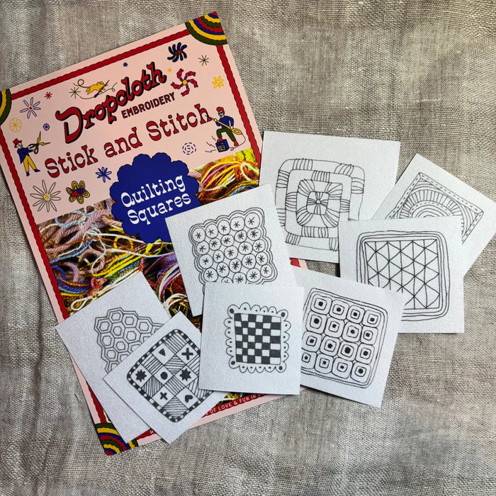 Dropcloth Stick and Stitch
