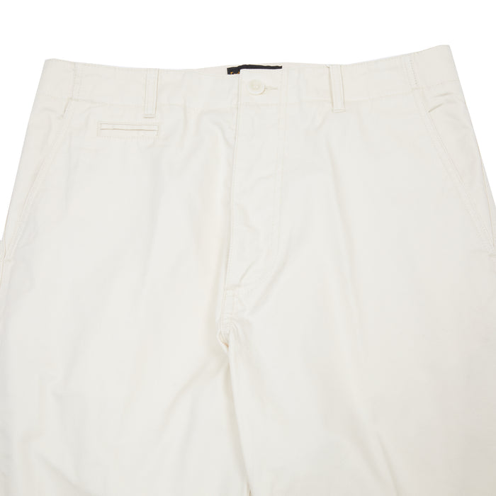 East Harbour Surplus Axel Cotton Gaberdine Pants in Off White