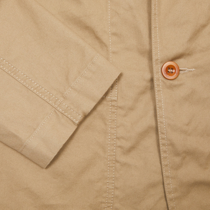 East Harbour Surplus Sawyer Cotton Gabardine Jacket in Beige