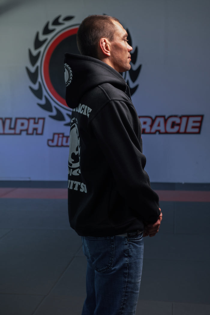 Embroidered Zip-Up Hoodie