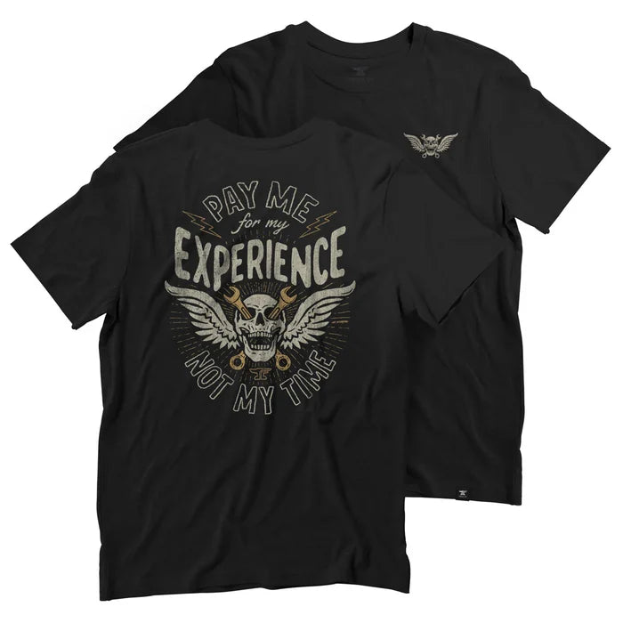 Troll Co. Experienced short-sleeve graphic t-shirt in black, available in big and tall sizes