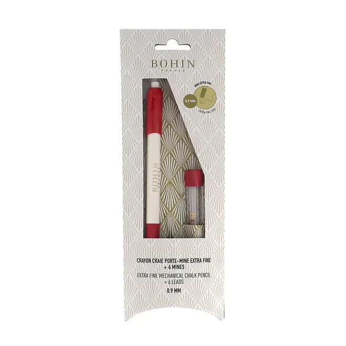 Extra Fine Mechanical Chalk Pencil .9mm White