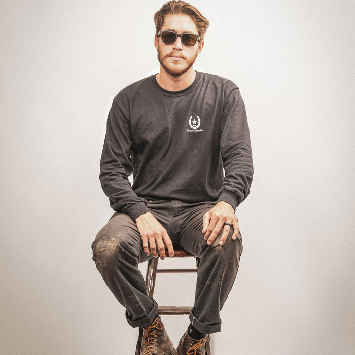 Madson Ezra sunglasses shown worn by a model