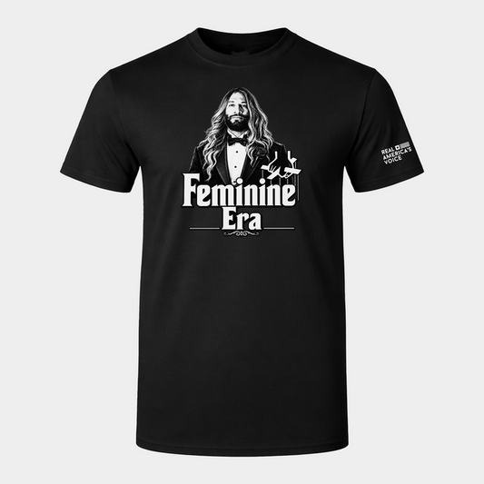 Feminine Era™: The Transitionfather T-Shirt, Black