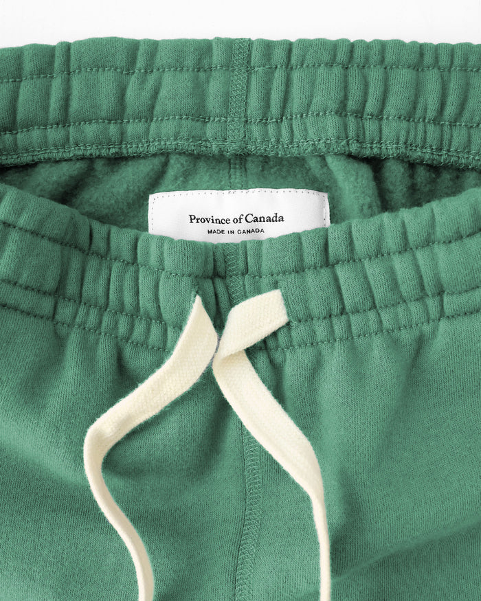 Made in Canada Flag Fleece Sweatpant Green - Unisex - Province of Canada