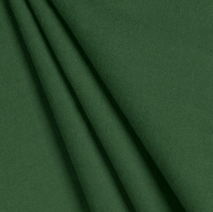 FLANNEL Solid Dark Green Paintbrush Studio Fabri-Quilt Fabric