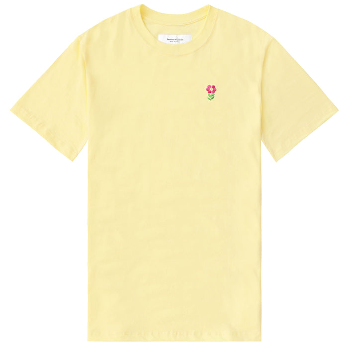 Made in Canada Organic Cotton Floral Butter Tee - Unisex - Province of Canada