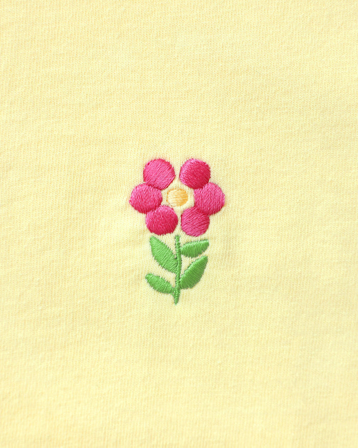 Made in Canada Organic Cotton Floral Butter Tee - Unisex - Province of Canada