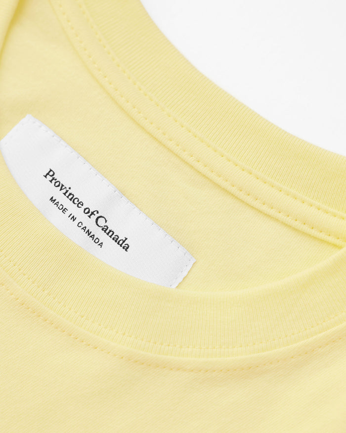 Made in Canada Organic Cotton Floral Butter Tee - Unisex - Province of Canada