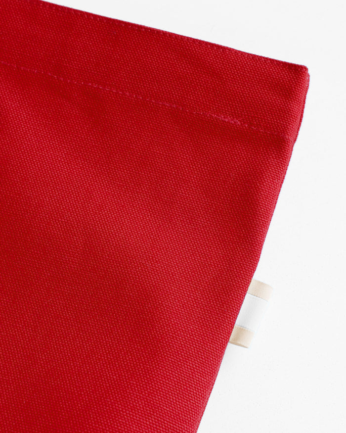 Made in Canada 100% Cotton Football Helvetica Tote Bag Red - Province of Canada
