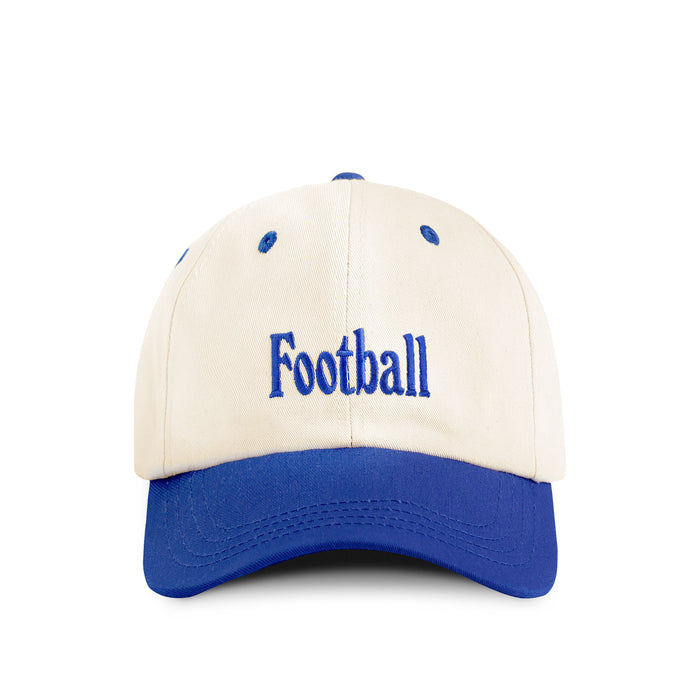 Made in Canada 100% Cotton Royal Blue Natural Football Retro Baseball Hat - Province of Canada