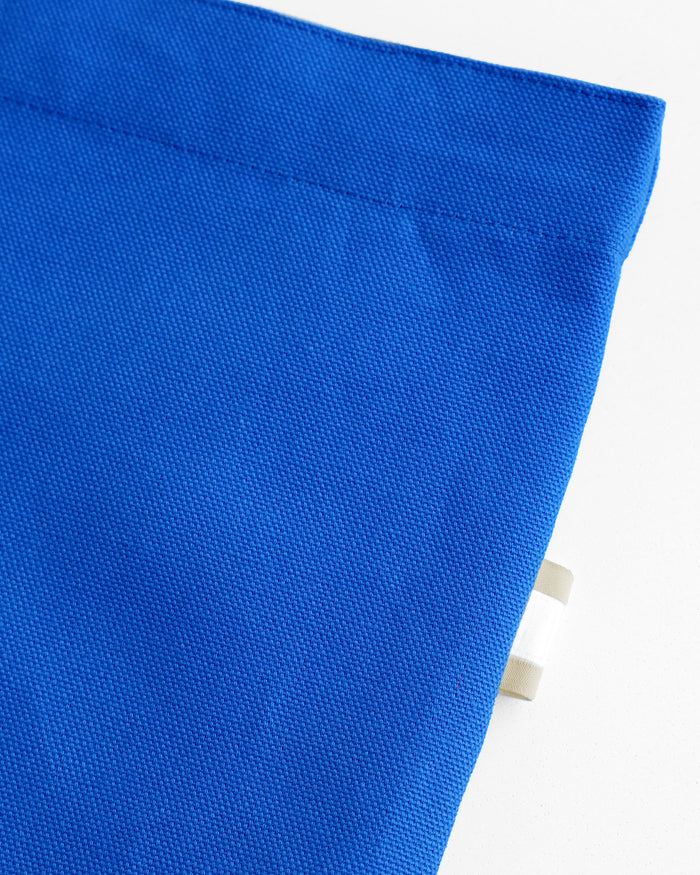 Made in Canada 100% Cotton Football Retro Tote Bag Royal Blue - Province of Canada