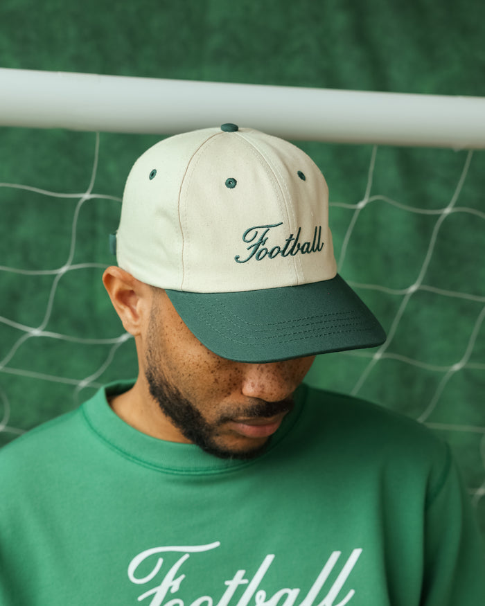 Made in Canada 100% Cotton Royal Blue Natural Football Script Baseball Hat - Province of Canada