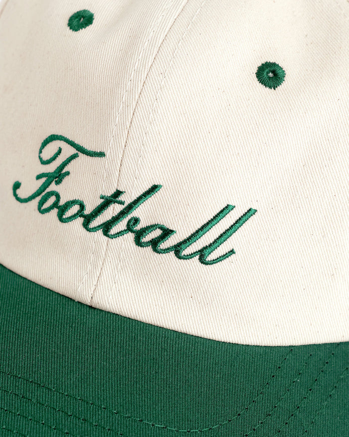 Made in Canada 100% Cotton Royal Blue Natural Football Script Baseball Hat - Province of Canada