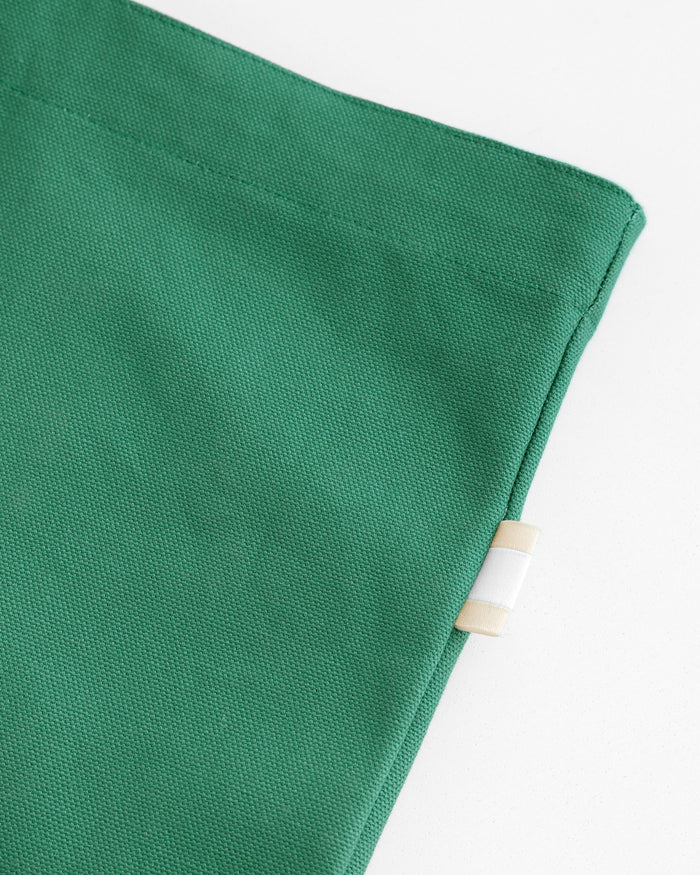 Made in Canada 100% Cotton Football Script Tote Bag Green - Province of Canada