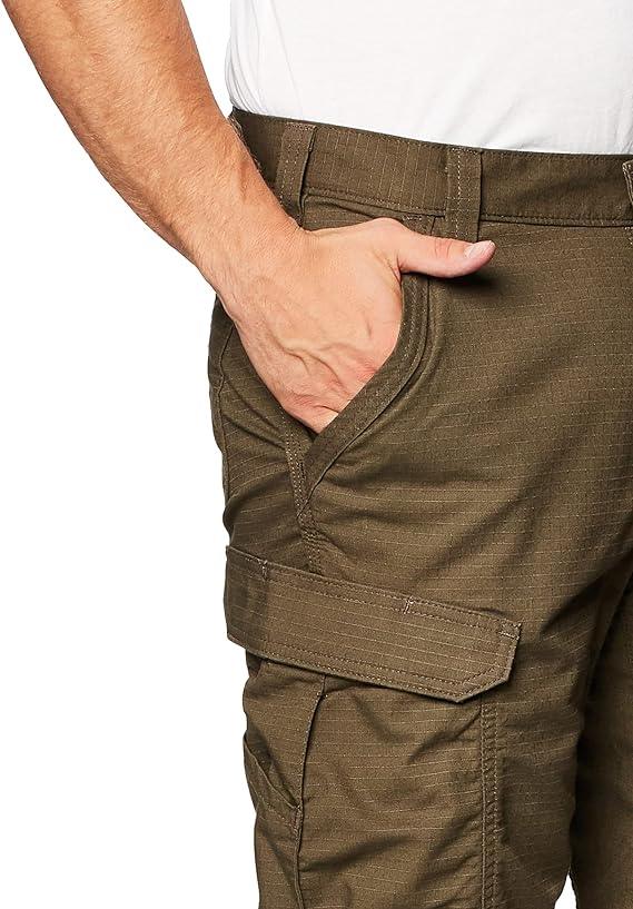 Carhartt Force ripstop work short in tarmac, alternate product view of the garment