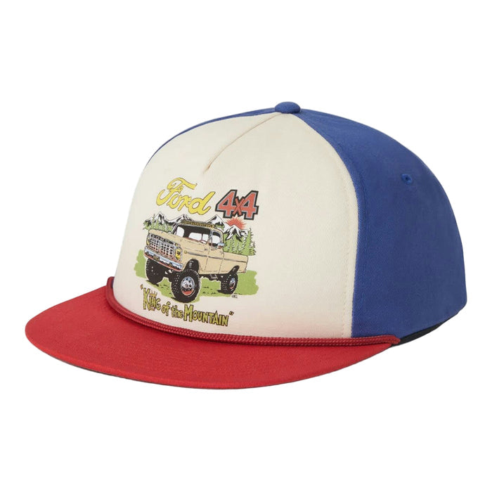 Brixton Ford King of the Mountains snapback hat in multicolor