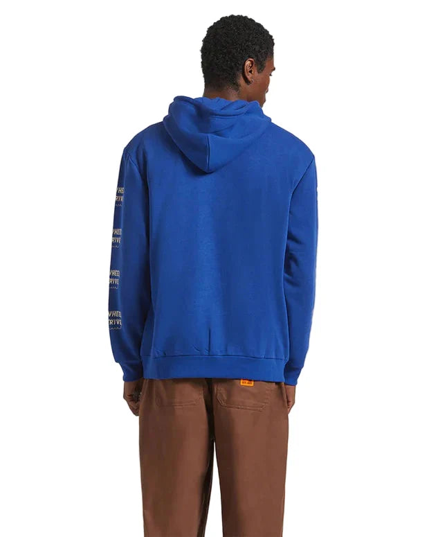 Brixton Ford Mud Marathon fleece hoodie in Ford blue, alternate product view