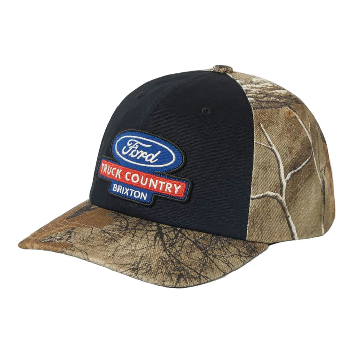 Brixton Ford Truck Country snapback hat in burnt rubber and camo