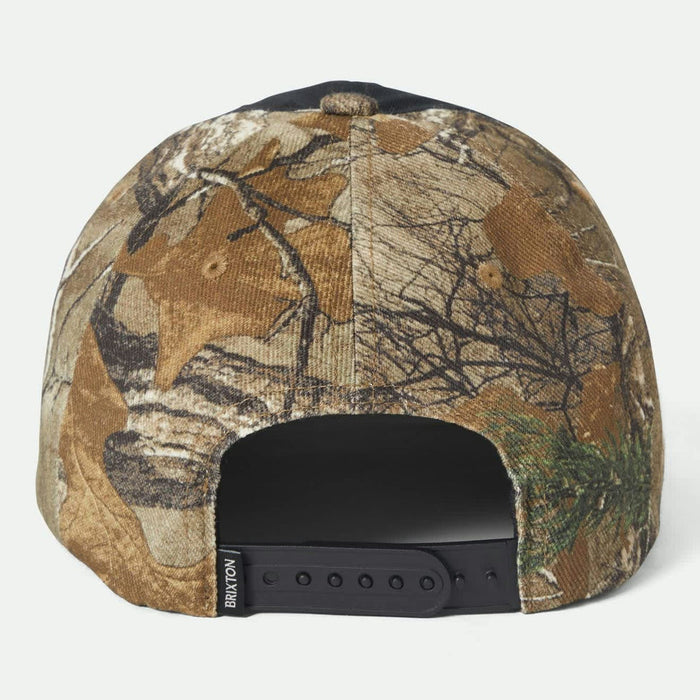 Brixton Ford Truck Country snapback hat in burnt rubber and camo, additional product image