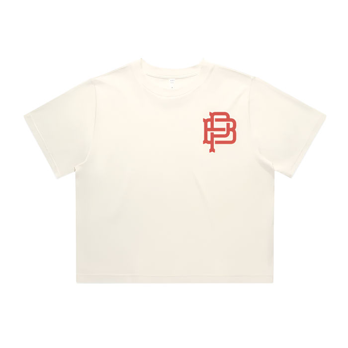 Freedom Chasers Crop, Faded Bone