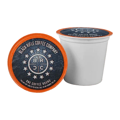 Black Rifle Coffee Freedom Roast coffee rounds, additional product view of the box