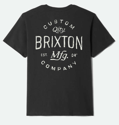 Brixton Fremont short-sleeve graphic t-shirt in vintage black