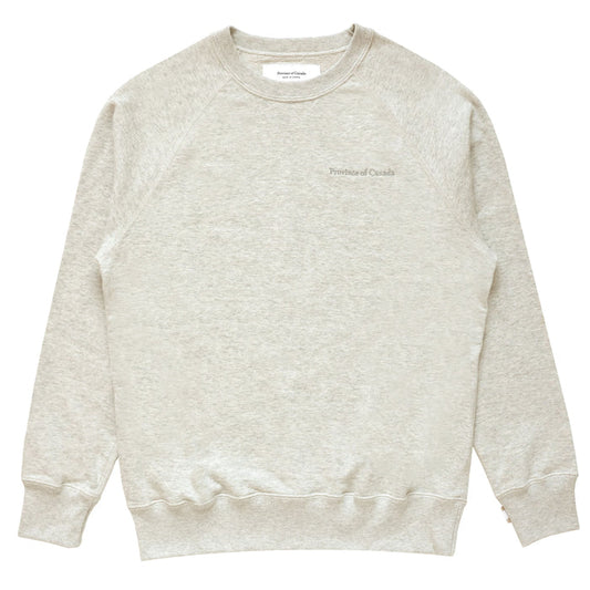 Made in Canada 100% Cotton French Terry Sweater Eggshell - Unisex - Province of Canada