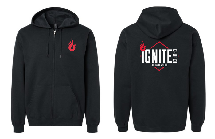 Full Zip Hooded Sweatshirt
