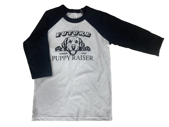 Future Puppy Raiser Kids Baseball Tee (Golden)