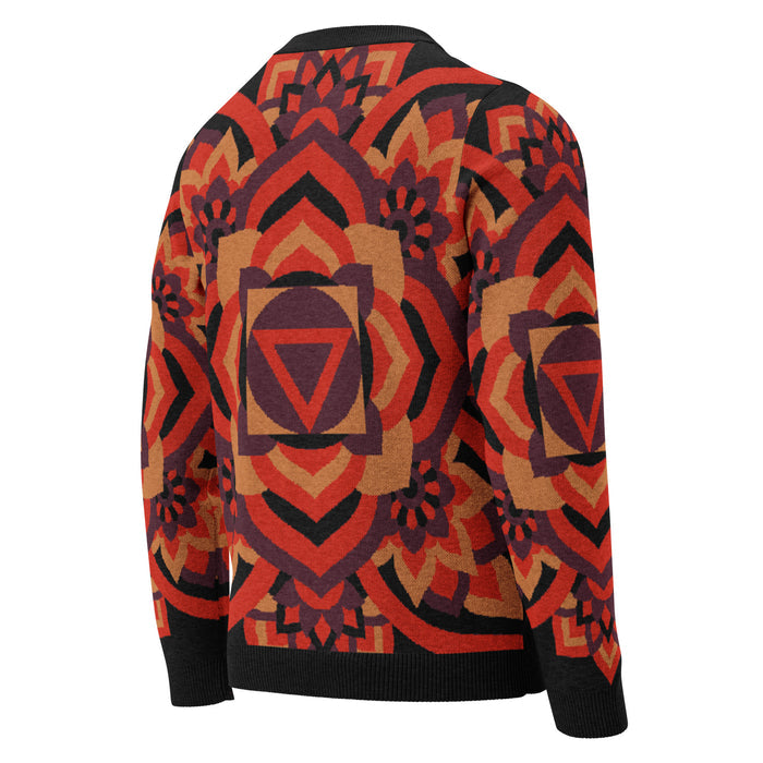 Ganesha: Knitted Crew Neck Sweater