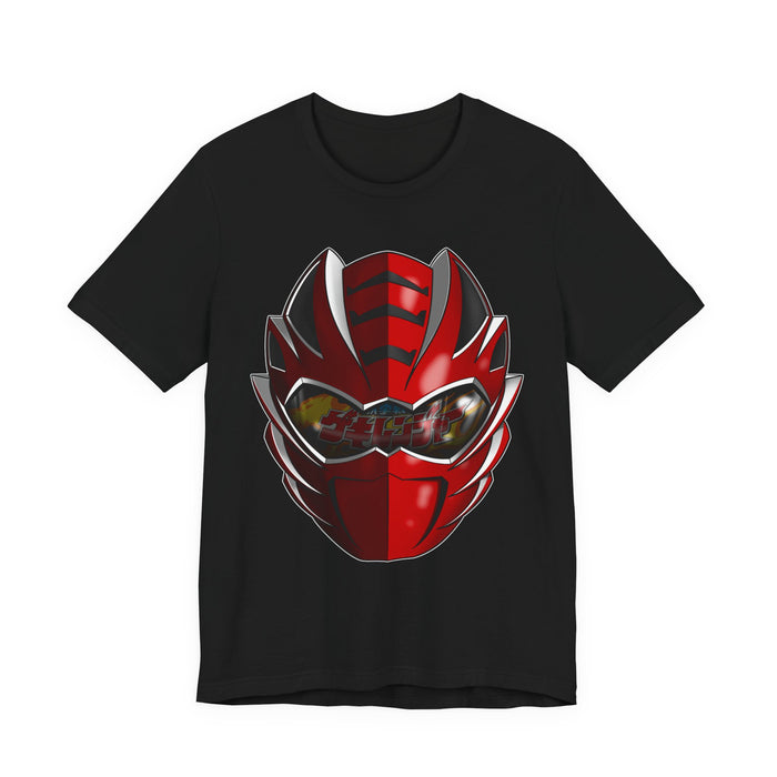 Gekiranger Helmet Tee Super Sentai T Shirt Custom Graphic Art Cosplay Shirts Rangers Retro Vintage 90s