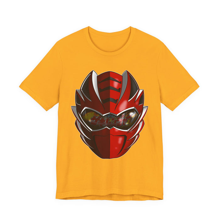 Gekiranger Helmet Tee Super Sentai T Shirt Custom Graphic Art Cosplay Shirts Rangers Retro Vintage 90s