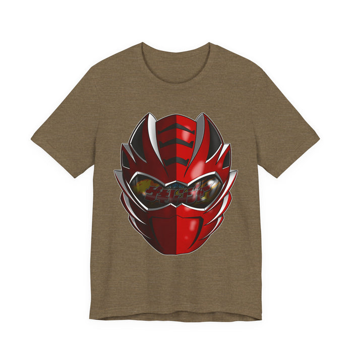 Gekiranger Helmet Tee Super Sentai T Shirt Custom Graphic Art Cosplay Shirts Rangers Retro Vintage 90s