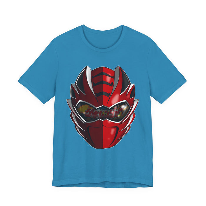 Gekiranger Helmet Tee Super Sentai T Shirt Custom Graphic Art Cosplay Shirts Rangers Retro Vintage 90s