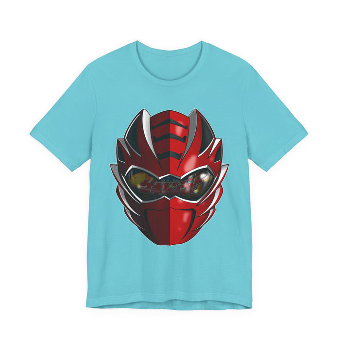 Gekiranger Helmet Tee Super Sentai T Shirt Custom Graphic Art Cosplay Shirts Rangers Retro Vintage 90s