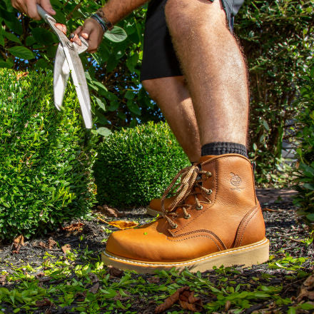 Georgia Boot 6 inch steel toe wedge sole work boot, additional product view