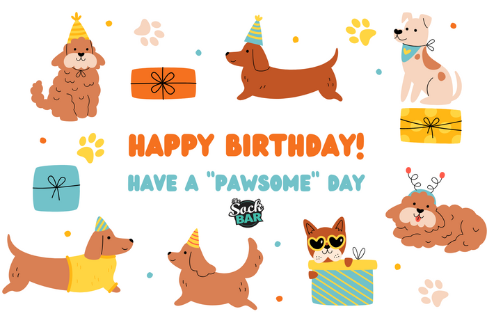 Gift eCard - Happy Birthday - Have a "Pawsome" Day